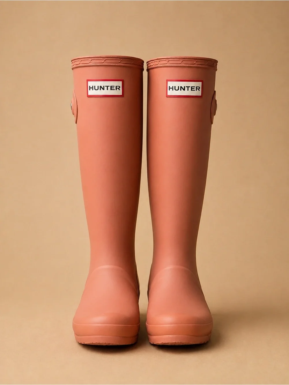 Hunter Original Kids Tall Rain Boots Blush Pink EU 37 US Kids 5 Fits Women’s 6
